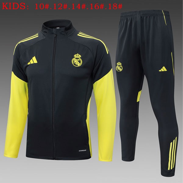 Enfant Survetement Real Madrid 2025-26 Noir 4